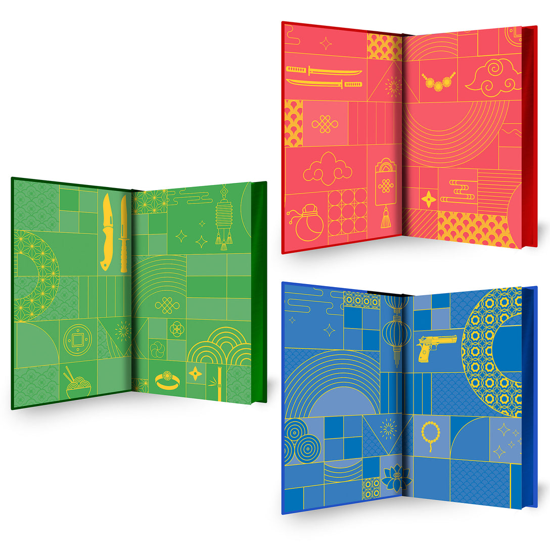 Green Bone End papers